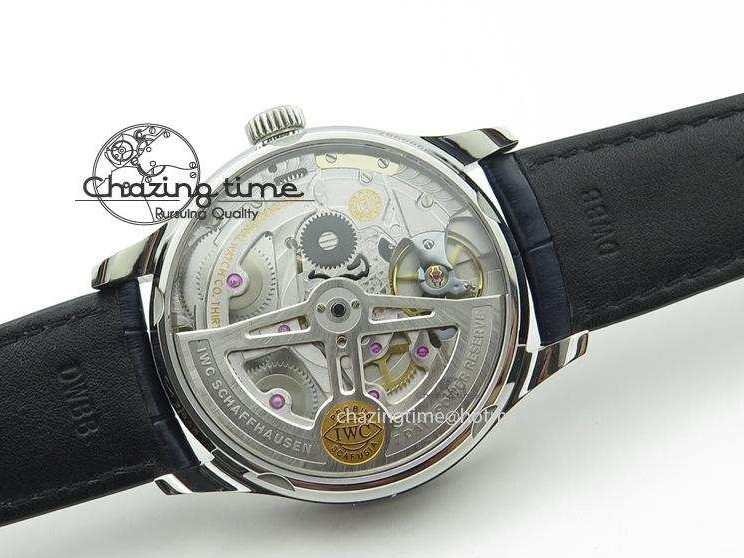 MIROTIME 0711 EasyCare Portuguese Real PR IW500705 ZF 1:1 Best Edition On Blue Leather Strap A52010 V 7310